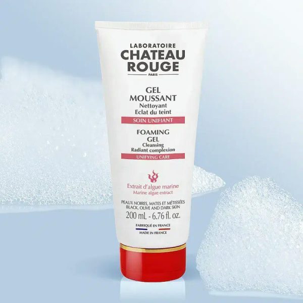Chateau Rouge Gel Moussant Nettoyant Unifiant Éclat Du Teint Visage Et Corps 200ml