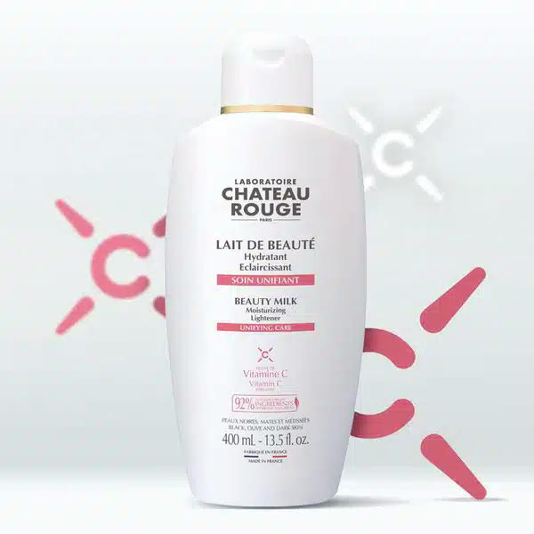 Chateau Rouge Lait de Beauté Hydratant et Éclaircissant 400ml