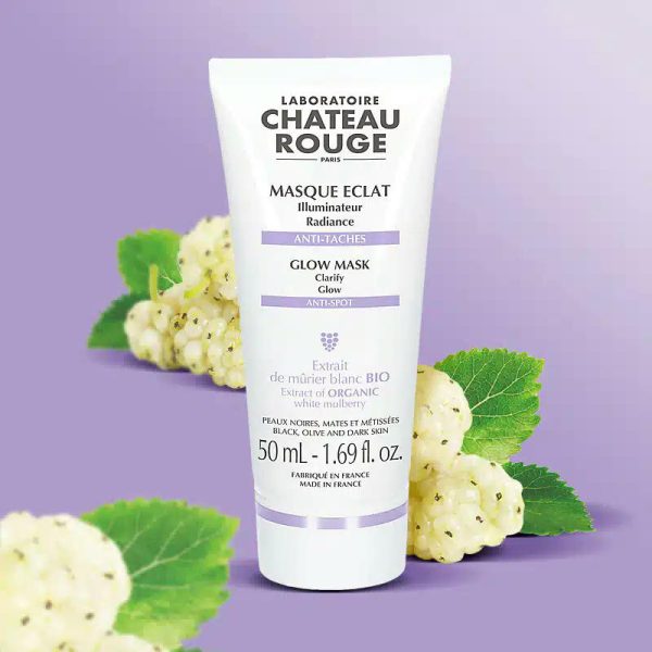 Chateau Rouge Masque Glow au Mûrier blanc Bio ILLUMINATEUR 50 ml