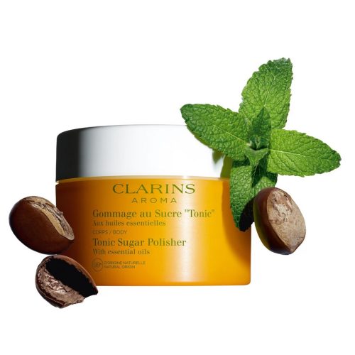 clarins-aroma-gommage-au-sucre-dakar-univers-cosmetix Clarins Aroma Gommage Corps au Sucre Tonic Huiles Essentielles 250 ml