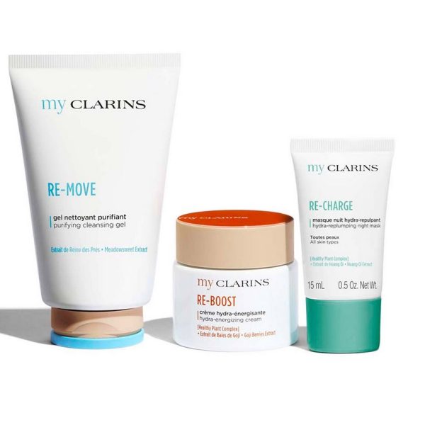 Clarins Coffret My Clarins Routine Peau Nettoyée Hydratée Repulpée