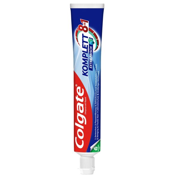 Colgate Dentifrice Soins Complets 8 en 1 Extra Fresh Menthe 75 ml