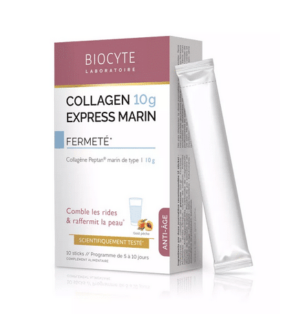 Biocyte Collagen Express Marin Anti Rides et Raffermissant 10 Sticks