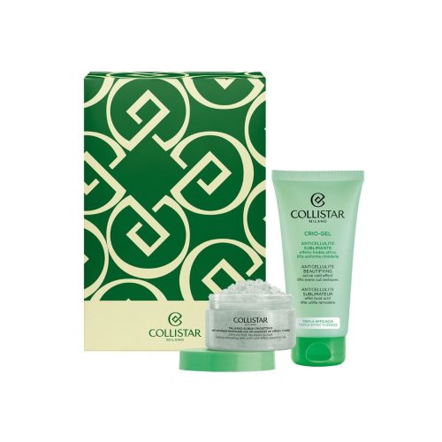Collistar Milano Coffret Embellissant Gommage Exfoliante et Sublimatrice + Gel Anti Anticellulite