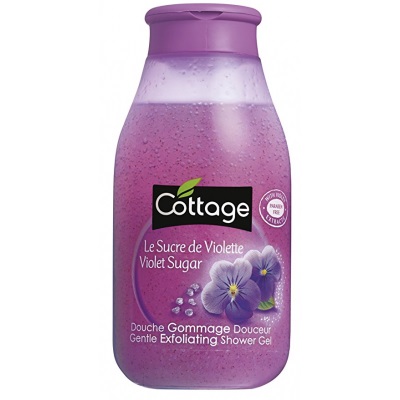 Cottage Douche Gommage Violette Grains Exfoliants 250ml