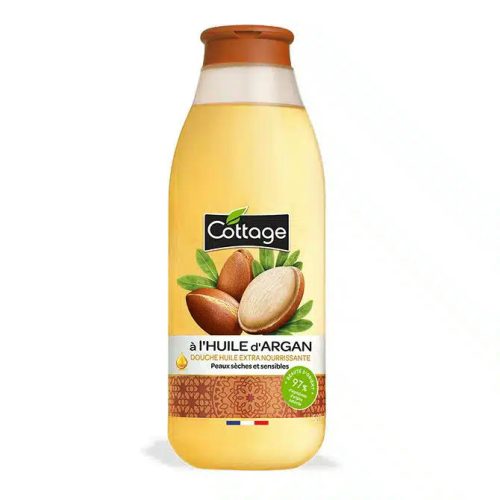 Cottage Douche Huile Extra Nourrissante à l'Huile d' Argan Peaux Sèches et Sensibles 560ml