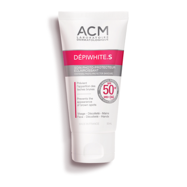 Acm Laboratoire Dépiwhite S Spf 50+ Gel Photoprotecteur Éclaircissant Anti-Taches 40ml