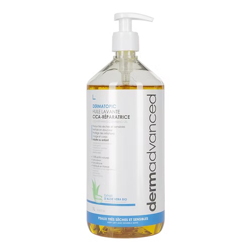 dermatopic-huile-lavante-cica-reparatrice-1l-dakar-universcosmetix Dermadvanced Dermatopic Huile lavante Cica réparatrice 1L