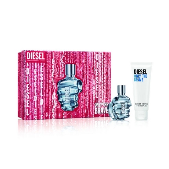 Diesel Only the Brave Coffret Eau de Toilette 50ml Plus Gel Douche 75ml