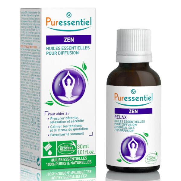 Puressentiel Diffuse Sommeil : Huiles Essentielles pour Diffusion pour Favoriser Le Sommeil 30 ml