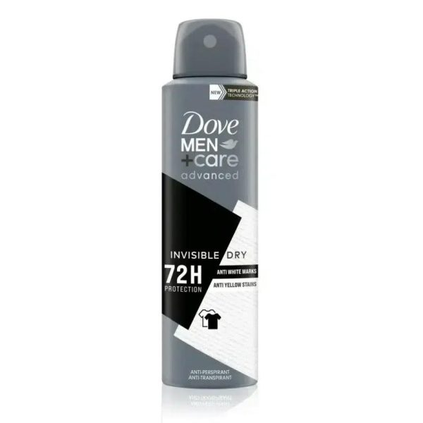 Dove Men+Care Antiperspirant Invisibile Dry 150 ml