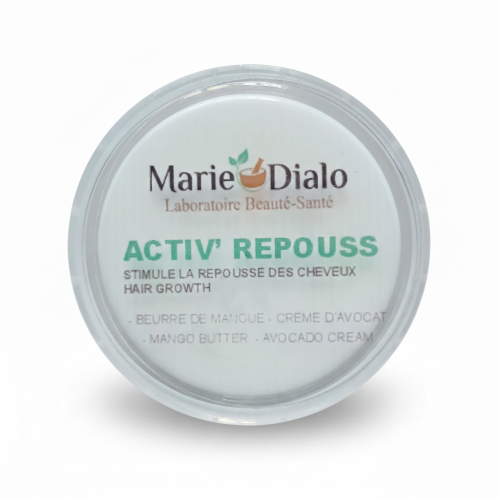 Dr Marie Diallo Laboratoires Pommade Activ Repouss Au Beurre de Mangue et Crème D'avocat 100 ml