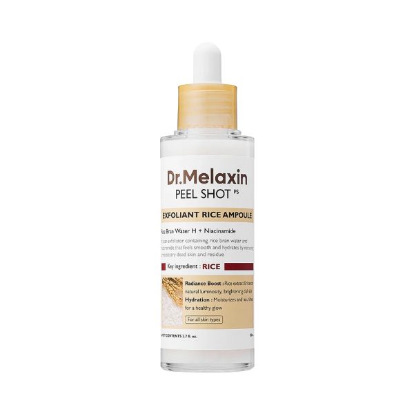 Dr Melaxin Ampoule Exfoliante Peel Shot au Riz Blanc Peau à Imperfections 80 ml