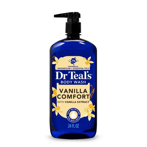 dr-teals-gel-douche-confort-vanille-au-sel-epsom-pur-dakar-universcosmetix Dr Teal's Gel Douche Confort Vanille au Sel d'Epsom Pur 710 ml