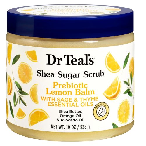 dr-teals-gommage-sucre-karite-prebiotique-melisse-dakar-universcosmetix Dr Teal's Gommage au Sucre de Karité Prébiotique Mélisse 538 g
