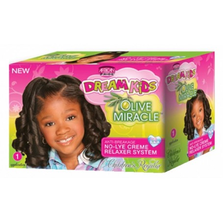 African Pride Dream Kids Kit Défrisant Pour Enfants Cheveux Normaux Régulier
