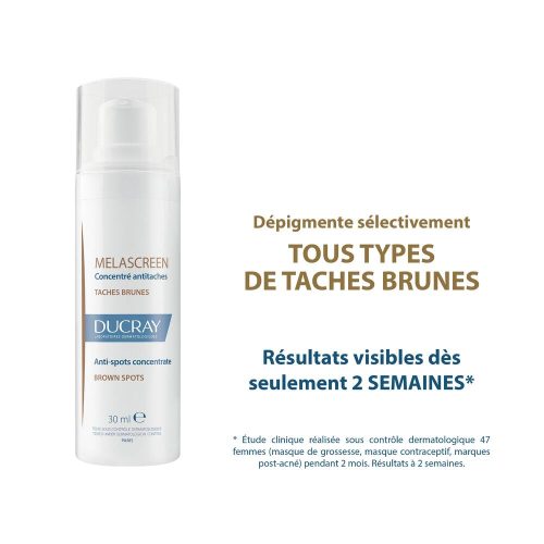 Ducray Melascreen Concentré Antitaches Dépigmente Et Corrige 30ml