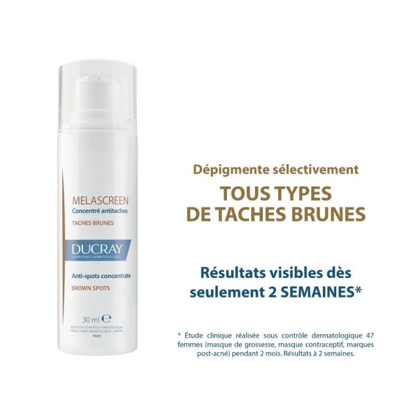 Ducray Melascreen Concentré Antitaches Dépigmente Et Corrige 30ml
