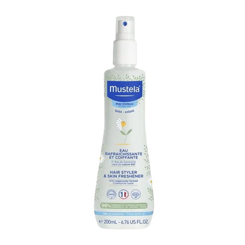 Mustela BÉBÉ Eau Rafraîchissante et Coiffante à l'Eau de Camomille 200 ml