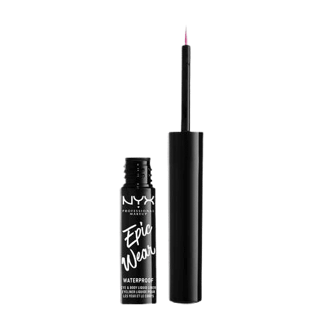 epicwear-liquidliner-fuchsia-1 NYX Professional Makeup Eyeliner Liquide Epic Wear 01 Black 3.5 ml