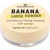 Essence Cosmetics BANANA LOOSE POWDER Poudre Libre Jaune Tendre + Éponge intégrée 6 g