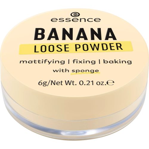 essence-cosmetic-poudre-libre-banane-dakar-universcosmetix Essence Cosmetics BANANA LOOSE POWDER Poudre Libre Jaune Tendre + Éponge intégrée 6 g