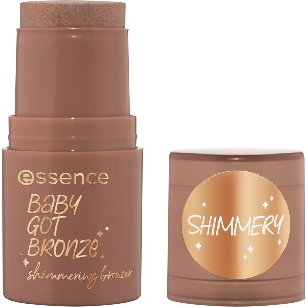 Essence Cosmetics Stick Bronzeur Scintillant Parfumé Noix Coco Eclat Estival 20 Holiday Glow 5.5 g
