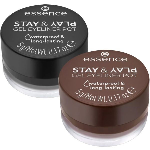 Essence Stay & Play Pot Gel Eyeliner Tenue et Waterproof 5g
