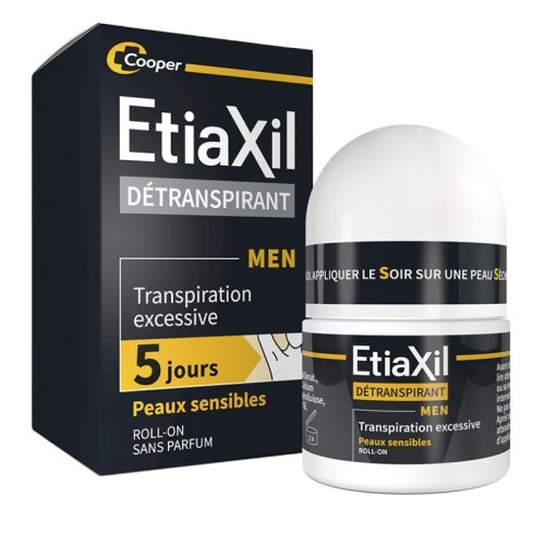 Etiaxil Men Détranspirant Peaux Sensibles Roll On 15 ml