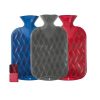 Fashy Bouillotte à Eau Qualité Supérieure Thermo Résistante 2l Motif Vagues 32 cm 1 piece