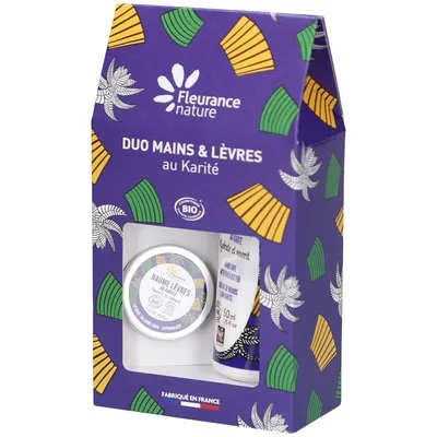 Fleurance Duo Mains et Lèvres Karité