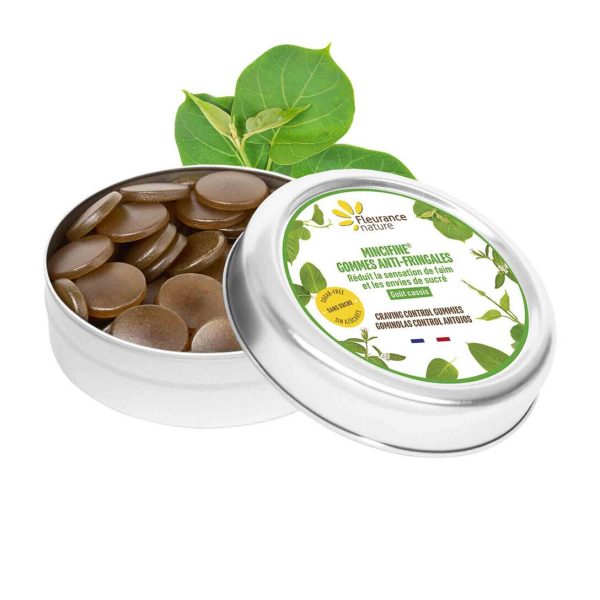 Fleurance Nature Mincifine Gommes Anti Fringales 3 Actions Minceur Boîte de 80g