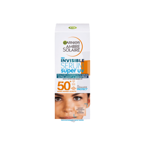 garnier-ambre-solaire-2 Garnier Ambre Solaire Sérum Ultra-léger et Invisible Spf50 Sans Parfum 30 ml