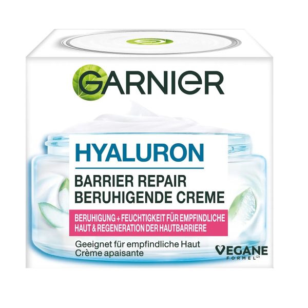 Garnier Crème Apaisante Réparatrice Barrière d'Acide Hyaluron 50 ml