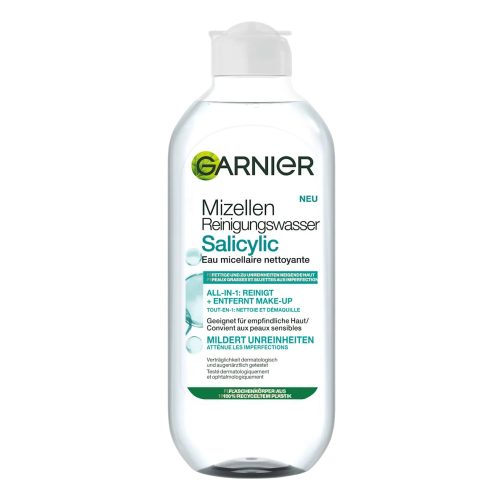 garnier-eau-micellaire-acide-salicylique-peaux-grasse-dakar-universcosmetix-1 Garnier Eau Micellaire à l'Acide Salicylique Peaux Grasses 400ml