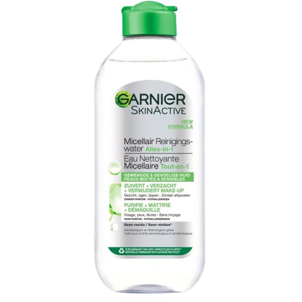 Garnier Eau Micellaire Démaquillante pour Peaux Mixtes 400 ml