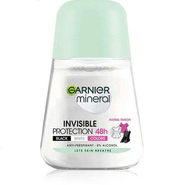 Garnier Mineral Invisible Anti-Transpirant Roll-on Pour Femme 50ml