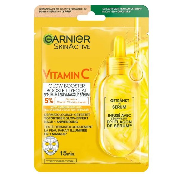 Garnier Masque en Tissu Booster Eclat Vitamine C 1 pièce