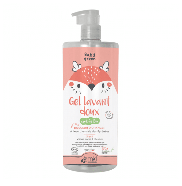 MKL Gel lavant doux Certifié Bio Bébé 1L
