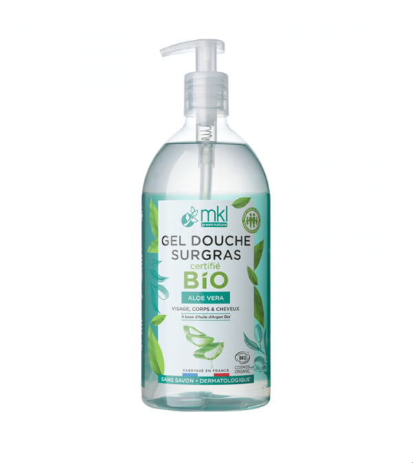 MKL Gel douche certifié BIO Aloe vera 1L