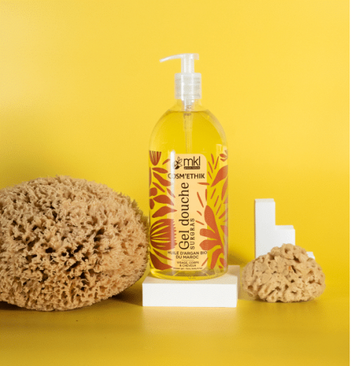 MKL Cosm'ethik Gel Douche Huile d'Argan du Maroc 1L