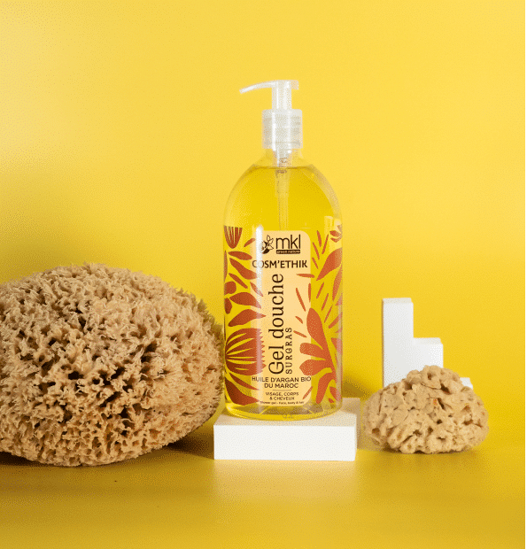 MKL Cosm'ethik Gel Douche Huile d'Argan du Maroc 1L