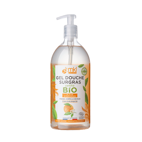 MKL Gel douche certifié BIO Fleurs d'oranger 1L