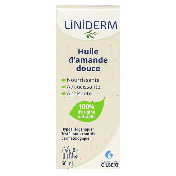 Gilbert Huile D'amande Douce Soin Nourrissant et Adoucissant 60 ml