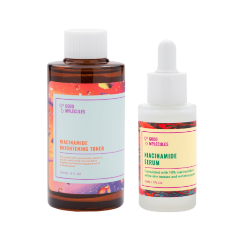 good Good Molecules Duo Peau Lumineuse Et Uniforme Anti Pores Dilatés