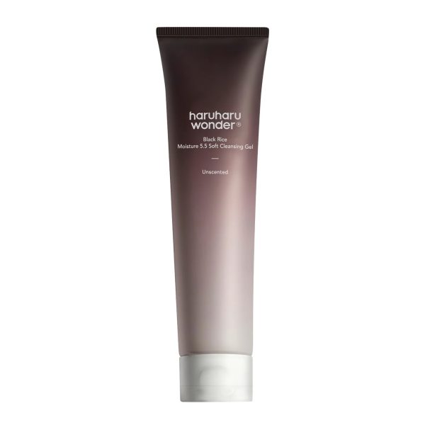 Haruharu Wonder Gel Nettoyant Doux Moisture 5.5 Sans Parfum au Riz Noir 100 ml