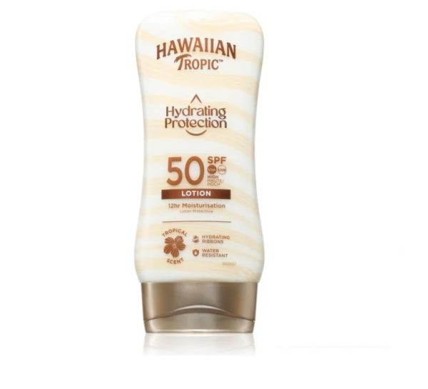 Hawaiian Tropic Hydrating Protection Lotion: Crème Solaire Corps Hydratante SPF 50 180ml