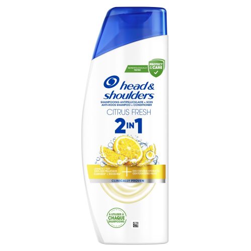 Head And Shoulders Citrus Fresh 2 en 1 Shampooing et Après Shampooing Antipelliculaire 300 ml