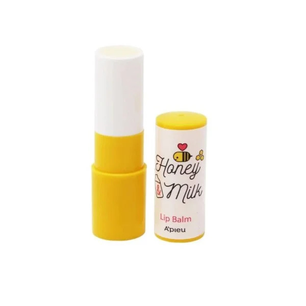 A’PIEU Baume à Lèvres Miel Et Lait lèvres Sèches et Gercée 3.3g