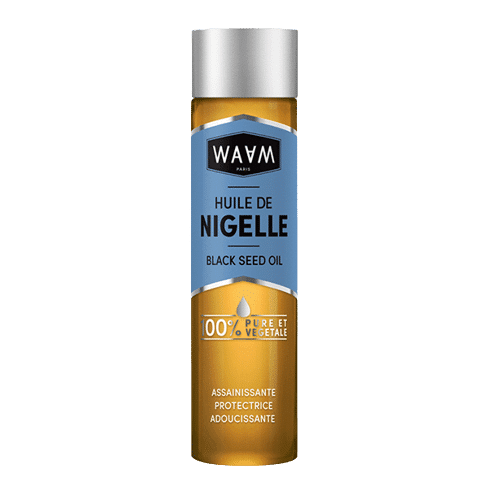 huile-de-nigelle-100-pure-100ml Waam Huile de Nigelle Aissainissant et Protectrice pour Les Peaux Acneiques & Matures 75 ml